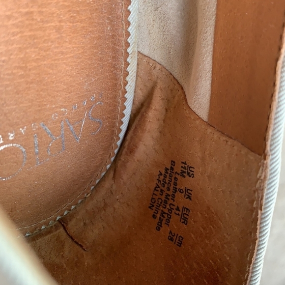 Franco Sarto Beige Suede Slip On Loafers Size 11 EUC - Picture 4 of 7